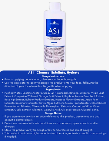 Hydrafacial Bubble Solution Trio - AS1, SA2, AO3 (400ml each)